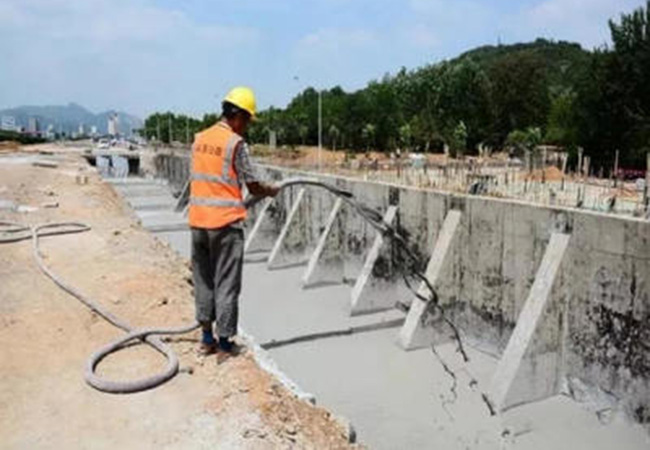 公路护坡泡沫混凝土填充