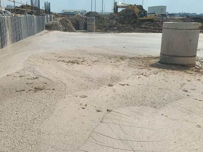 基坑回填流态固化土